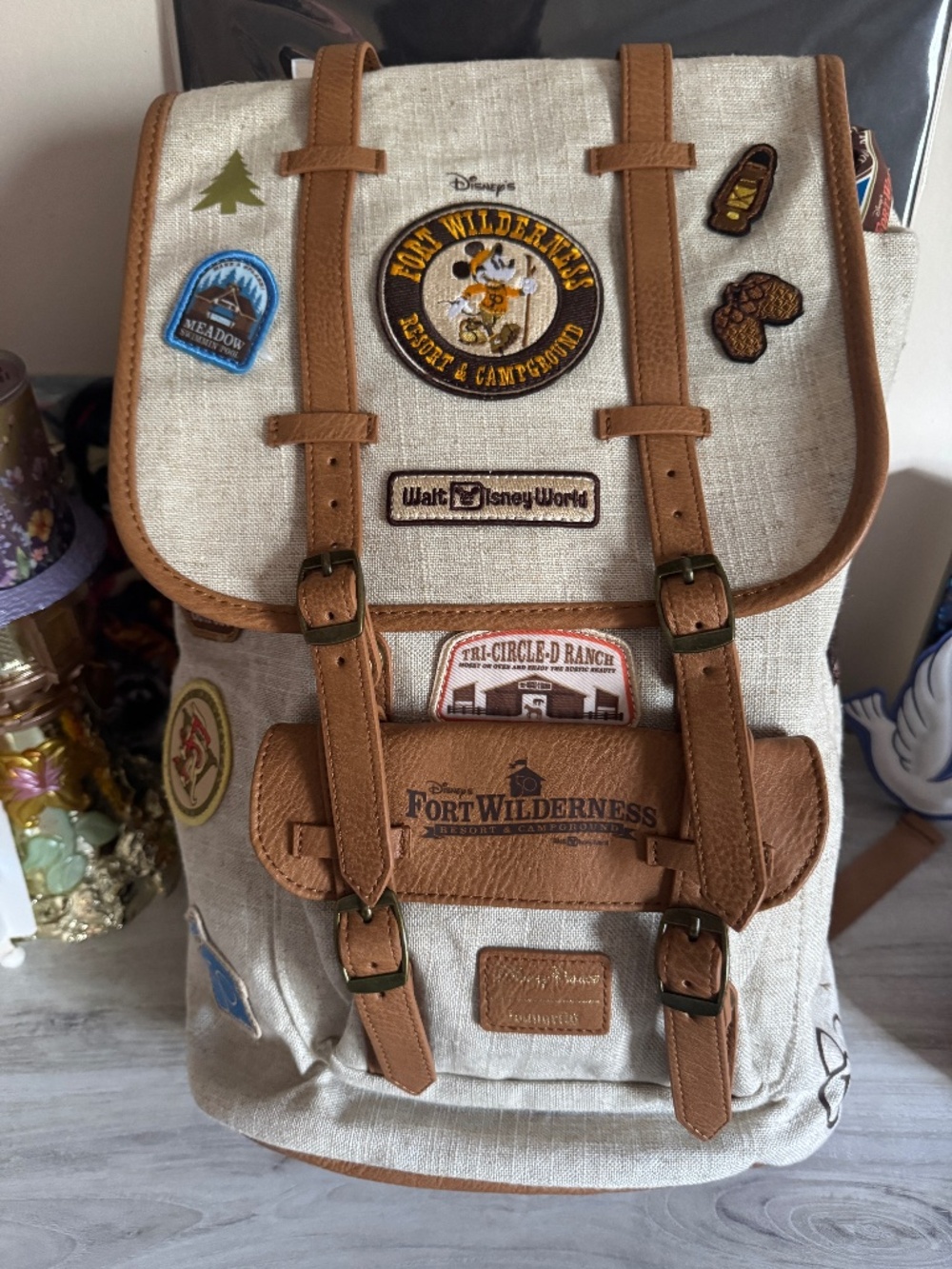 Loungefly Disney Parks 50th Anniversary Fort Wilderness Backpack